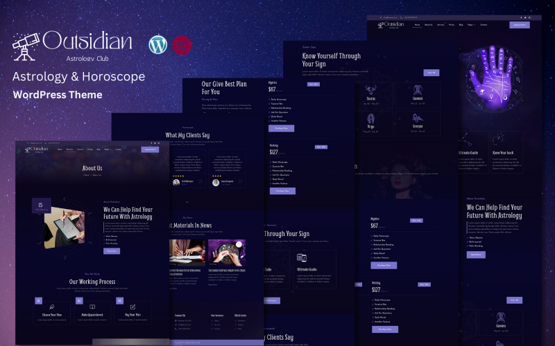 Outsidian - Astrology & Horoscope WordPress Theme Outsidian - Astrology & Horoscope WordPress Theme