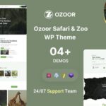 Ozoor – Zoo Safari & Environment Animal WordPress Theme