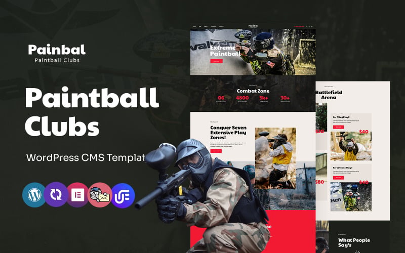 Painbal - Paintball Club Multipurpose WordPress Elementor Theme Painbal - Paintball Club Multipurpose WordPress Elementor Theme