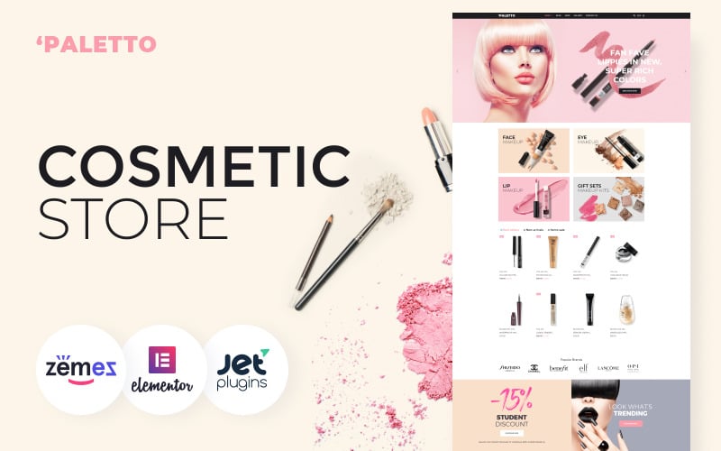 Paletto - Cosmetic Store Elementor WooCommerce Theme Paletto - Cosmetic Store Elementor WooCommerce Theme