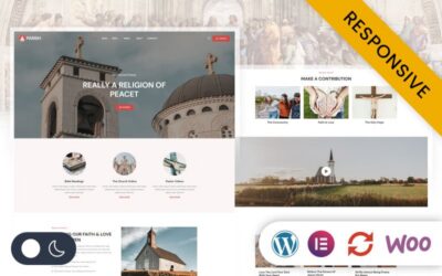 Parish - Church & Religion Elementor WordPress Responsive Theme