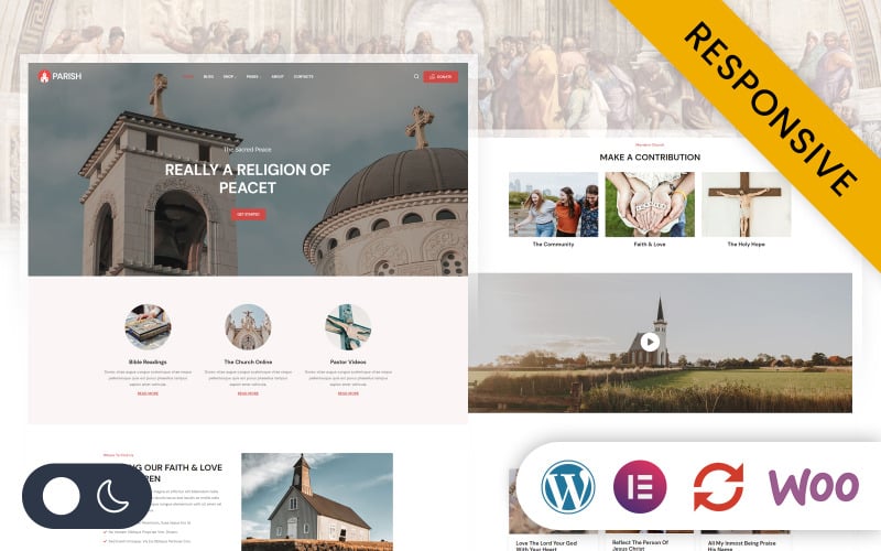 Parish - Church & Religion Elementor WordPress Responsive Theme Parish - Church & Religion Elementor WordPress Responsive Theme