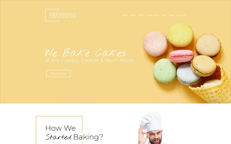 Patisserie - Cakery Responsive WordPress Theme Patisserie - Cakery Responsive WordPress Theme