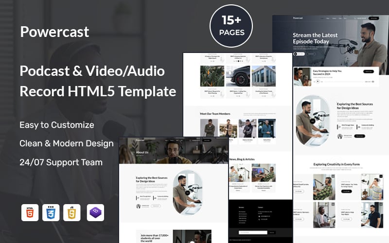 Pawercast - Podcast & Video Audio Record Shop HTML5 Template Pawercast - Podcast & Video Audio Record Shop HTML5 Template