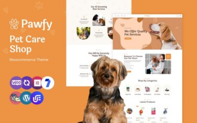 Pawfy - Pet Shop Care and Food WooCommerce WordPress Theme