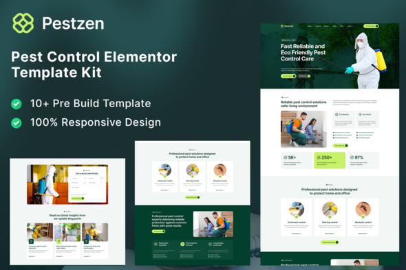 Pestzen – Pest Control Elementor Template Kit Pestzen – Pest Control Elementor Template Kit