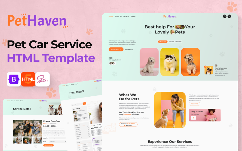 Pet Haven – Pet Care Services, Pet Shop HTML 5 Website Template Pet Haven – Pet Care Services, Pet Shop HTML 5 Website Template