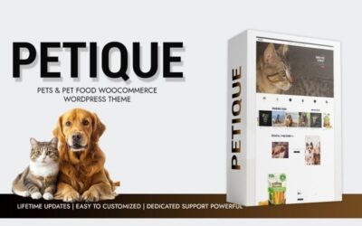 Petique – Pets and Pet Food WooCommerce WordPress Theme