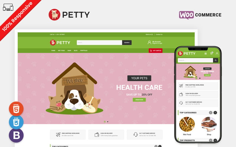 Petty - Responsive WooCommerce Template Petty - Responsive WooCommerce Template