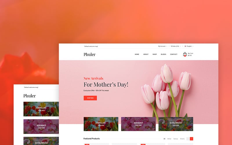Phuler - Flower Shop WooCommerce Theme Phuler - Flower Shop WooCommerce Theme