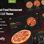 Pizie - Pizza & Fast Food Restaurant Shopify OS 2.0 Theme
