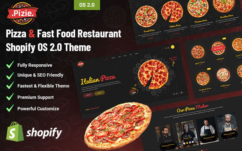 Pizie - Pizza & Fast Food Restaurant Shopify OS 2.0 Theme Pizie - Pizza & Fast Food Restaurant Shopify OS 2.0 Theme
