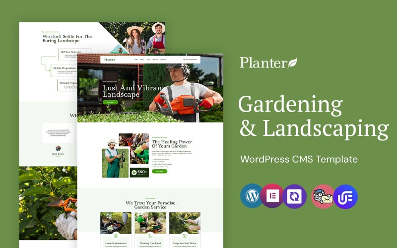 Planter - Gardening and Landscaping WordPress Elementor Theme Planter - Gardening and Landscaping WordPress Elementor Theme