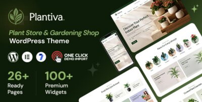 Plantiva - Plant Store & Gardening Shop WooCommerce Theme