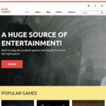 Play Games WordPress Theme