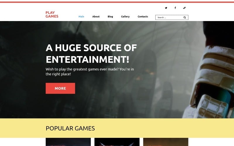 Play Games WordPress Theme Play Games WordPress Theme