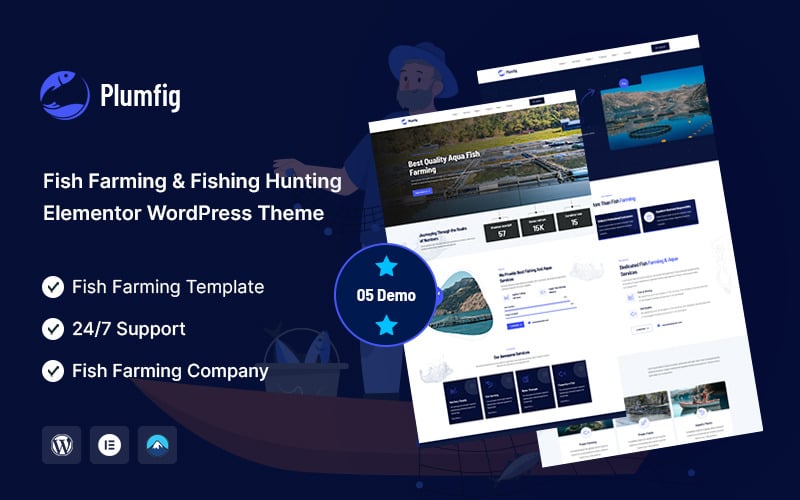 Plumfig – Fish Farming & Fishing Hunting Elementor WordPress Theme Plumfig – Fish Farming & Fishing Hunting Elementor WordPress Theme