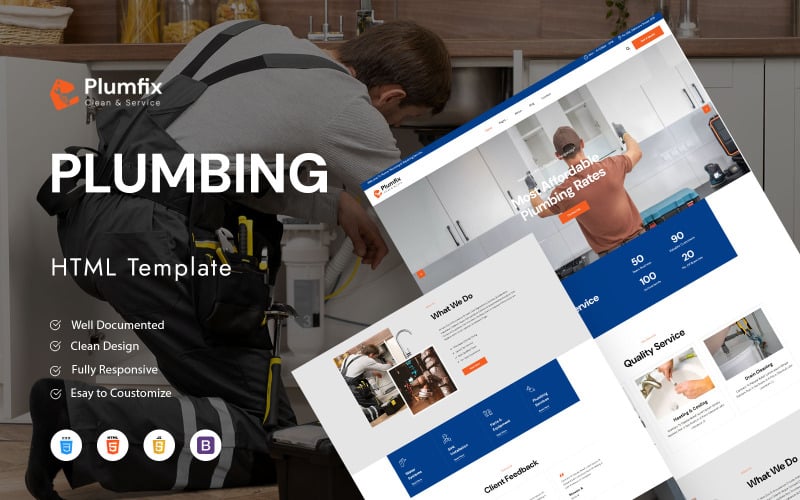 Plumfix- Plumbing Services HTML Template Plumfix- Plumbing Services HTML Template