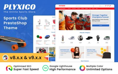 Plyxico - Sports, Gaming & Fitness Store Prestashop Theme