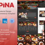 Popina - Angular 17 Material Design Restaurant eCommerce Template + Admin Panel Website Template