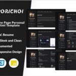 Porichoi - Modern One Page Personal Portfolio Html Template