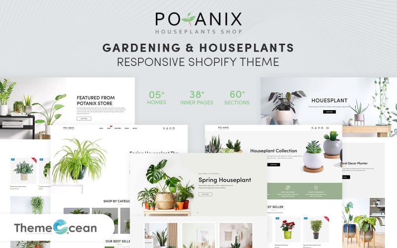 Potanix - Gardening & Houseplants Shopify Theme Potanix - Gardening & Houseplants Shopify Theme
