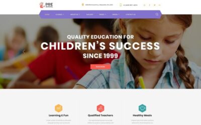 Preschool - Education Multipage Clean HTML Website Template