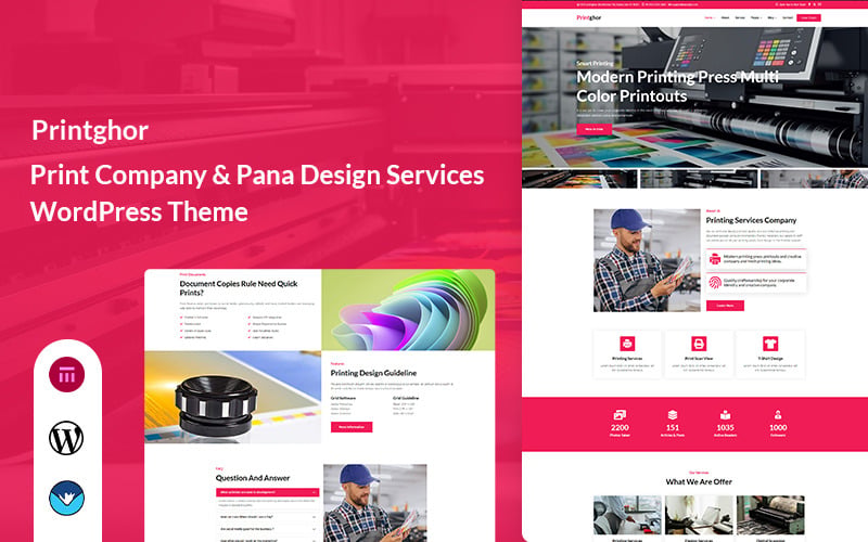 Printghor - Print Company and Pana Design Services WordPress Theme Printghor - Print Company and Pana Design Services WordPress Theme