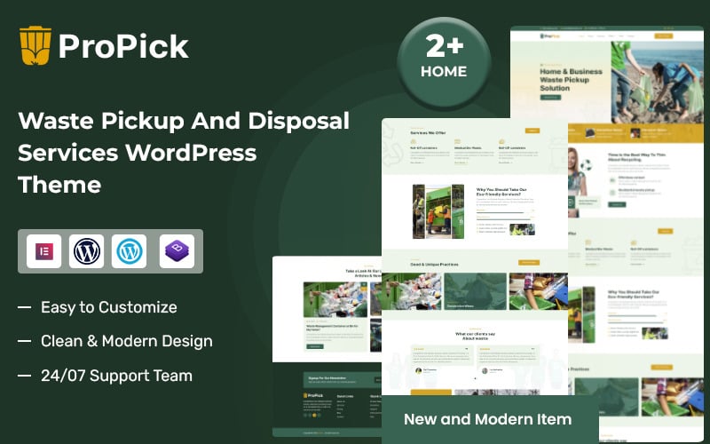 Propick – Waste Pickup And Disposal Services WordPress Theme Propick – Waste Pickup And Disposal Services WordPress Theme