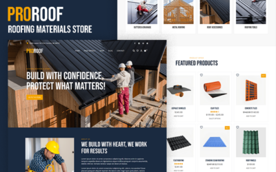 ProRoof – Roofing Materials Store WooCommerce Theme