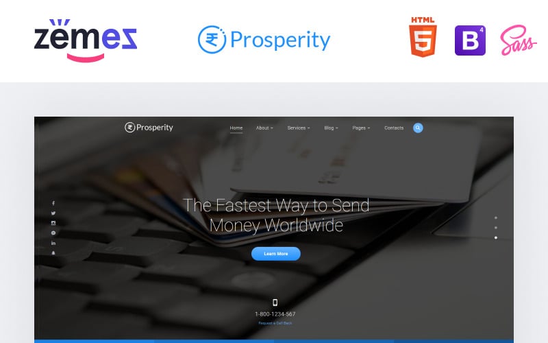 Prosperity - Banking Multipage HTML5 Website Template Prosperity - Banking Multipage HTML5 Website Template