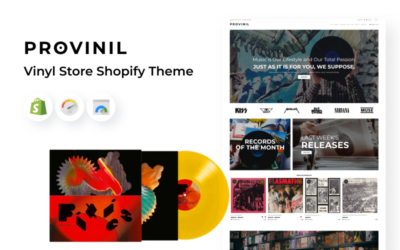 Provinil - Vinyl Store Shopify Theme