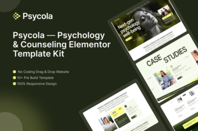 Psycola – Psychology & Mental Health Elementor Template Kit
