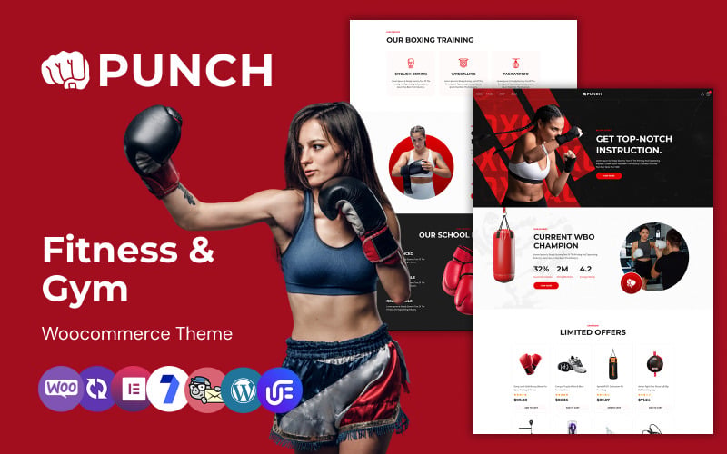 Punch - Boxing Club and Academy Multipurpose WooCommerce Theme Punch - Boxing Club and Academy Multipurpose WooCommerce Theme