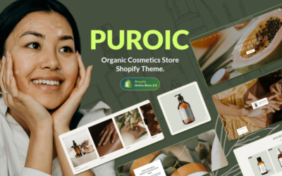 Puroic – Organic Cosmetics & Skin Care Store Shopify Theme