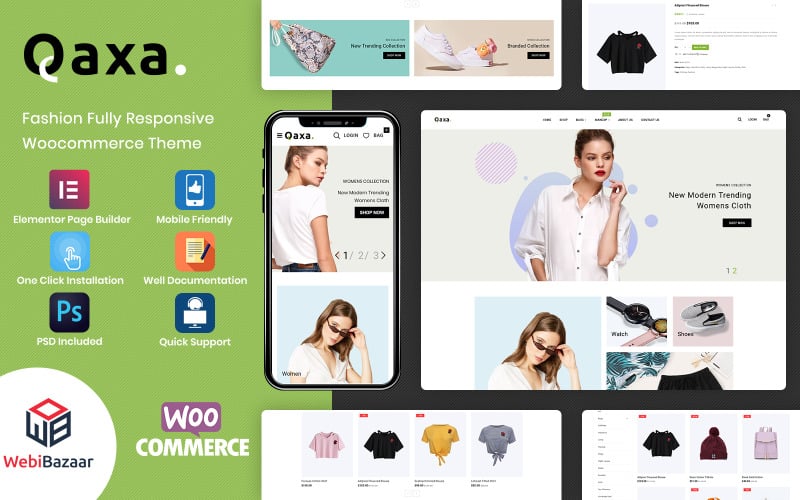 Qaxa - Fashion Responsive Store WooCommerce Theme Qaxa - Fashion Responsive Store WooCommerce Theme