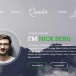 Quader - Personal Portfolio Website Template