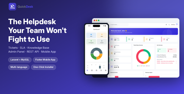 QuickDesk | Helpdesk and Support Ticket System With Admin Panel and Mobile App QuickDesk | Helpdesk and Support Ticket System With Admin Panel and Mobile App
