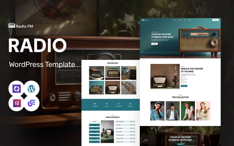 Radio FM - Modern Radio And Show Schedule WordPress Elementor Theme Radio FM - Modern Radio And Show Schedule WordPress Elementor Theme