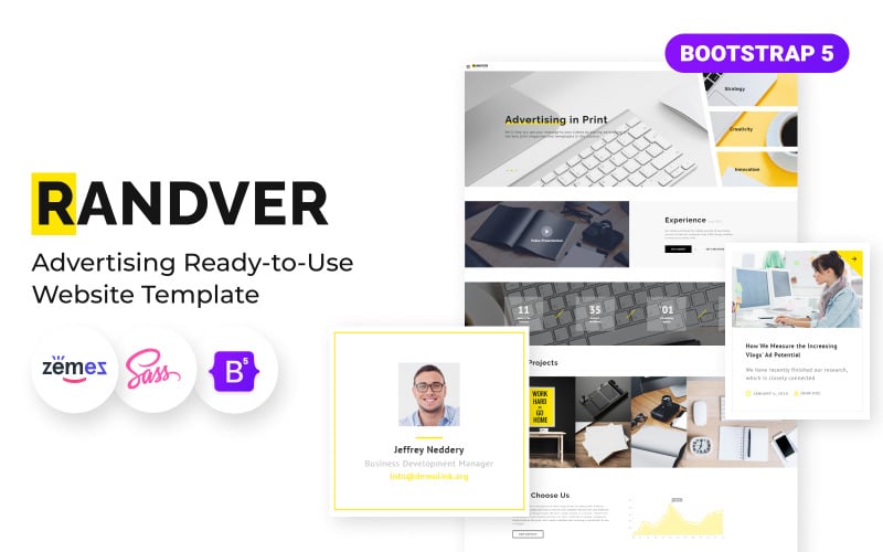 Randver - Advertising Agency HTML5 Website Template Randver - Advertising Agency HTML5 Website Template