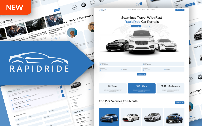 RAPID RIDE - Responsive Car Rental HTML 5 Website Template RAPID RIDE - Responsive Car Rental HTML 5 Website Template