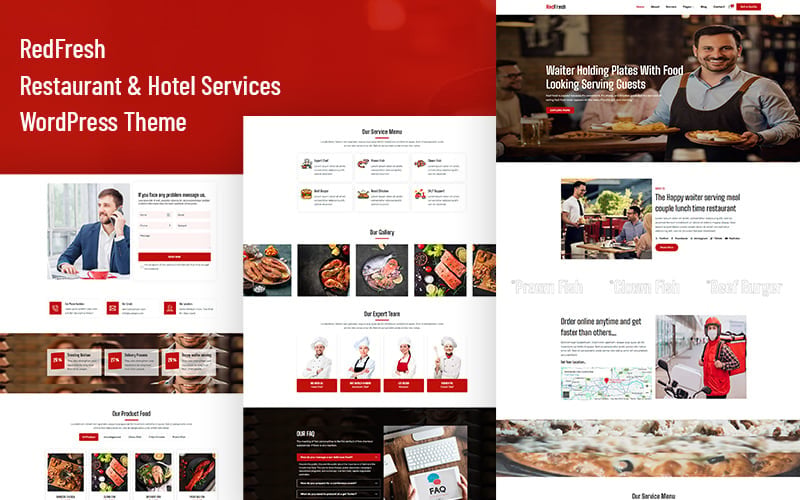 RedFresh Restaurant and Hotel Services WordPress Theme RedFresh Restaurant and Hotel Services WordPress Theme