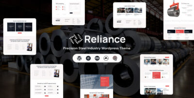 Reliance - Precision Steel Industry WordPress Theme