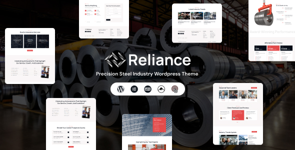 Reliance - Precision Steel Industry WordPress Theme Reliance - Precision Steel Industry WordPress Theme