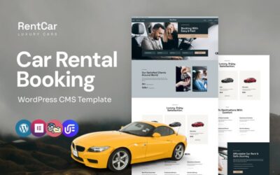 RentCar - Car Rentals Multipurpose WordPress Elementor Theme