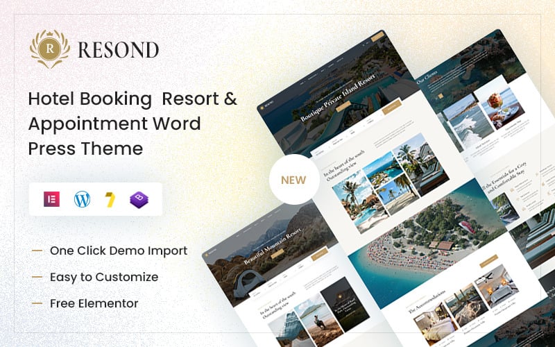 Resond - Hotel Booking Resort & Appointment WordPress Theme Resond - Hotel Booking Resort & Appointment WordPress Theme