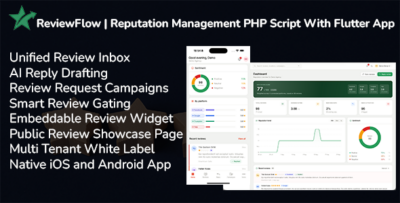 ReviewFlow | Reputation Management PHP Script With Flutter App