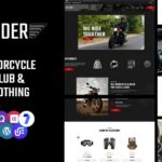 Rider - Motorcycle Club And Clothing Multipurpose WooCommerce Theme