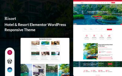 Risort - Hotel and Resort Elementor WordPress Theme