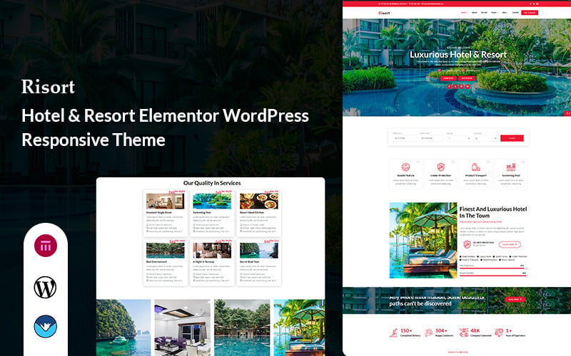Risort - Hotel and Resort Elementor WordPress Theme Risort - Hotel and Resort Elementor WordPress Theme